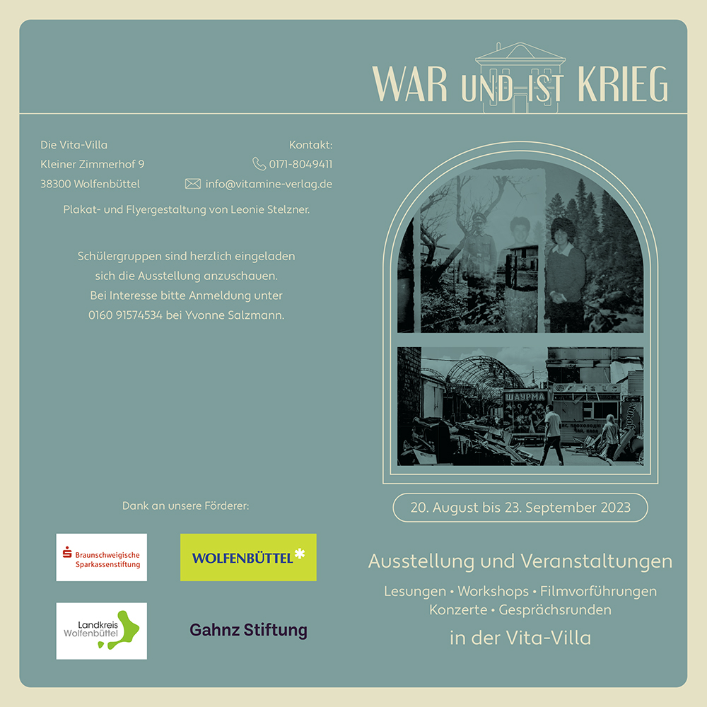 Einladung Ausstellung in der Vita-Villa in Wolfenbuettel1